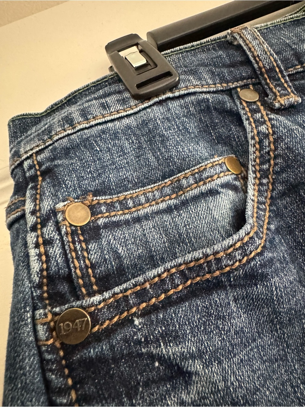Men’s Wrangler Retro Slim Straight-Leg Jeans, 36x34 - Picture 3 of 9